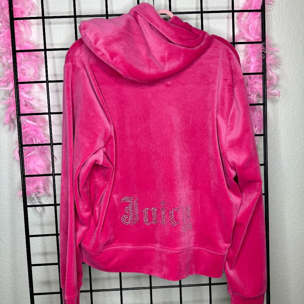 Juicy Couture Velour Hot Pink Jacket